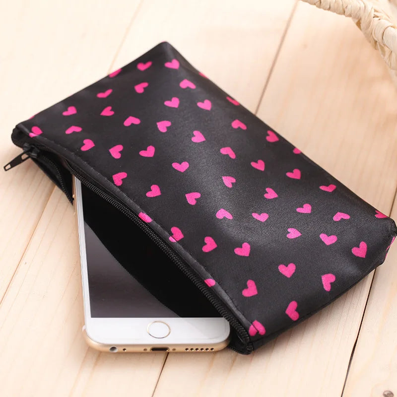 Simple Cosmetic Bag Fashion Women Makeup Bags Cosmetics Bag for Travel Lady Washing Toiletry Pouch Bags