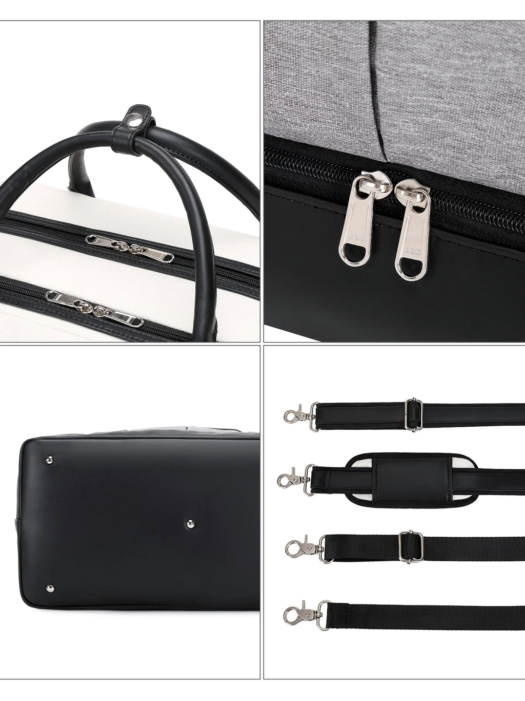 Large Capacity Travel Bag Handbag Tote Travel Bag Shoulder Weekend Bag with Shoe Compartment Breathable Travel Night Bags