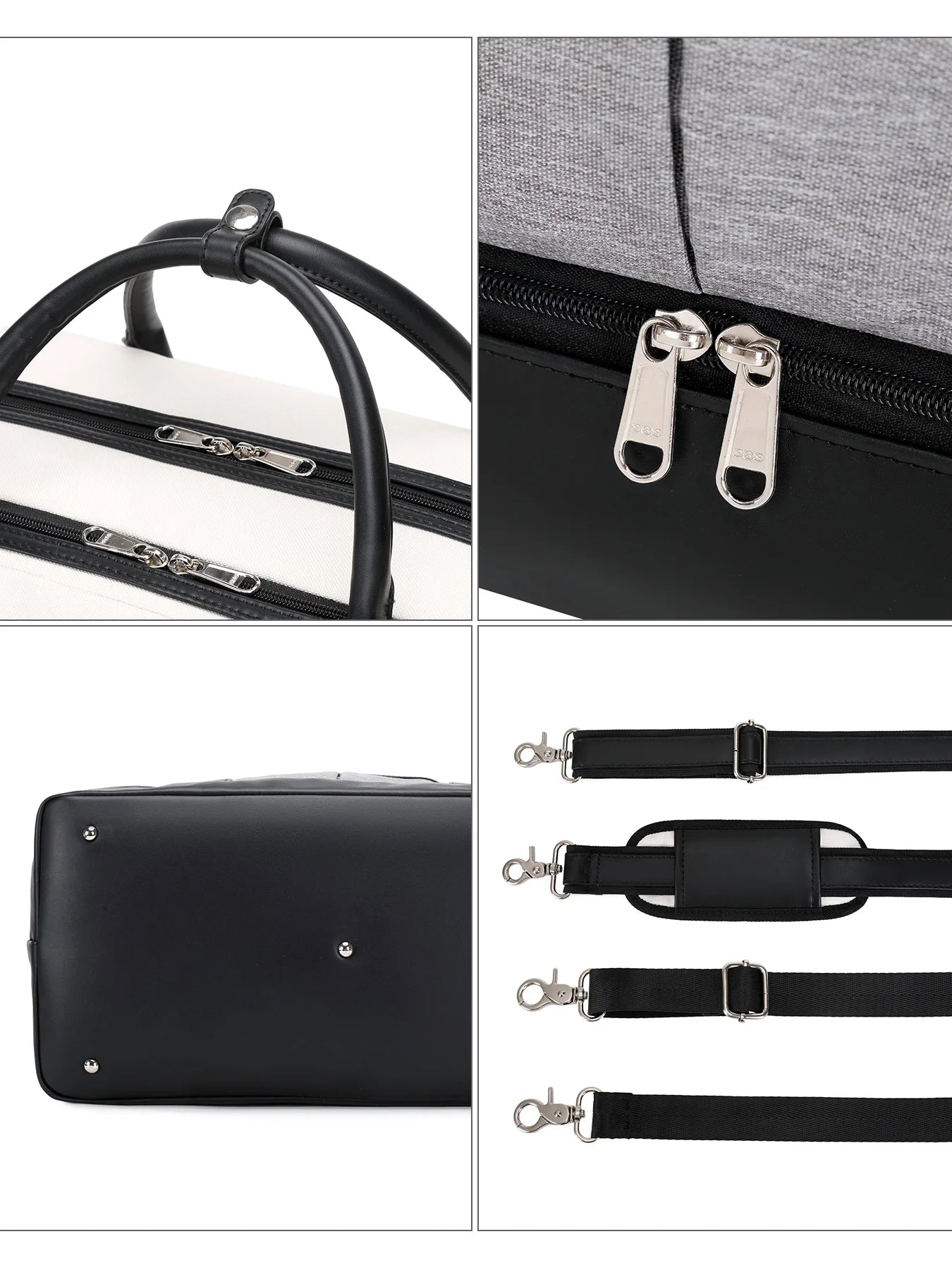 Large Capacity Travel Bag Handbag Tote Travel Bag Shoulder Weekend Bag with Shoe Compartment Breathable Travel Night Bags