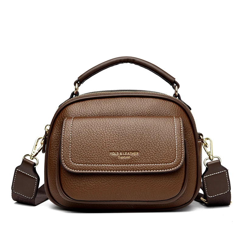 Underarm Bags New Women's Fashion Handbags Retro Solid Color PU Leather Shoulder Casual Women High-ranking Messenger Bags wallet