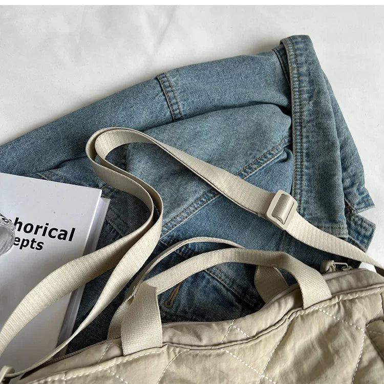 Large Capacity Mommy Bag for Women Totes Baby Diaper Nappy Bags Shoulder Cotton Ladies Maternity Shopping Bags