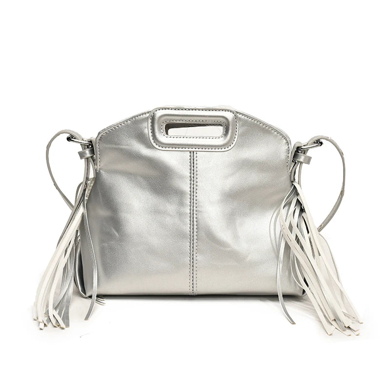 Fashionable Crossbody-Bag In Genuine Leather For Ladies, Classic Shoulder Bag By Famous Designer, Elegant Handbags