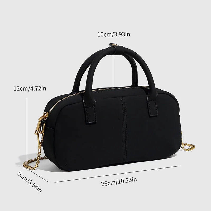 Luxury design new handbag, women's casual rectangular bag with detachable horizontal shoulder strap