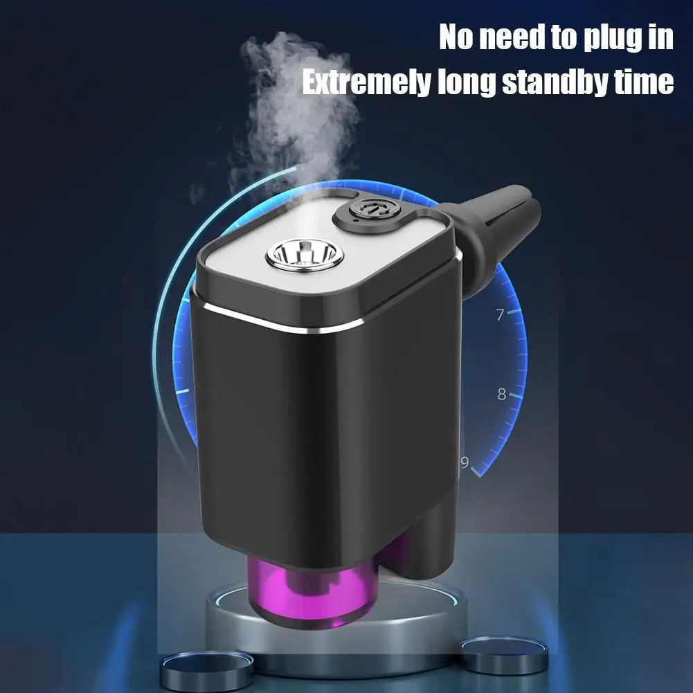 Smart Car Aromatherapy Diffuser Essential Oil Mist Humidifier Air Freshener Vent Clip Fragrance Diffuser For Auto Aromatherapy