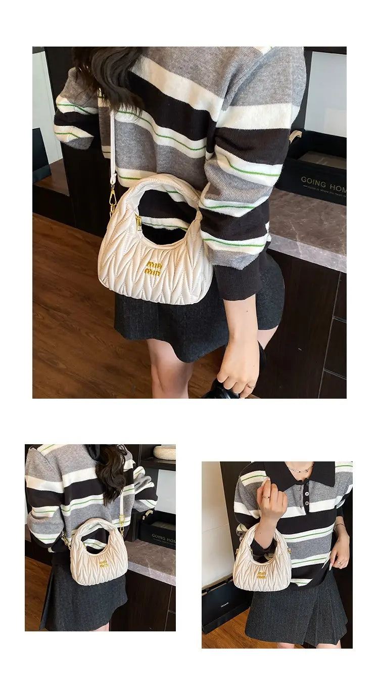 Luxury Ladies Shoulder Bag Made Of Premium Leather Boasting Paris Style And Casual Vintage Trendy Look