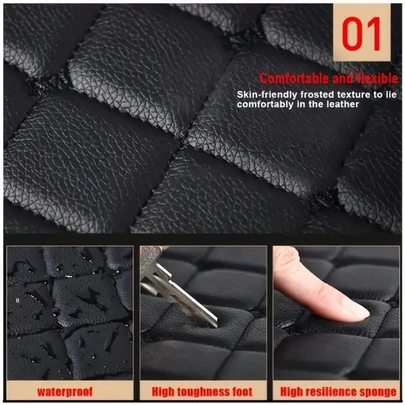 Car Floor Mats For Ford Fiesta Mk6 Mark VI Mk7 WS WT WZ 2009~2016 Anti-dirt Pads Car Carpet Non-slip Auto Rug Car Accessories