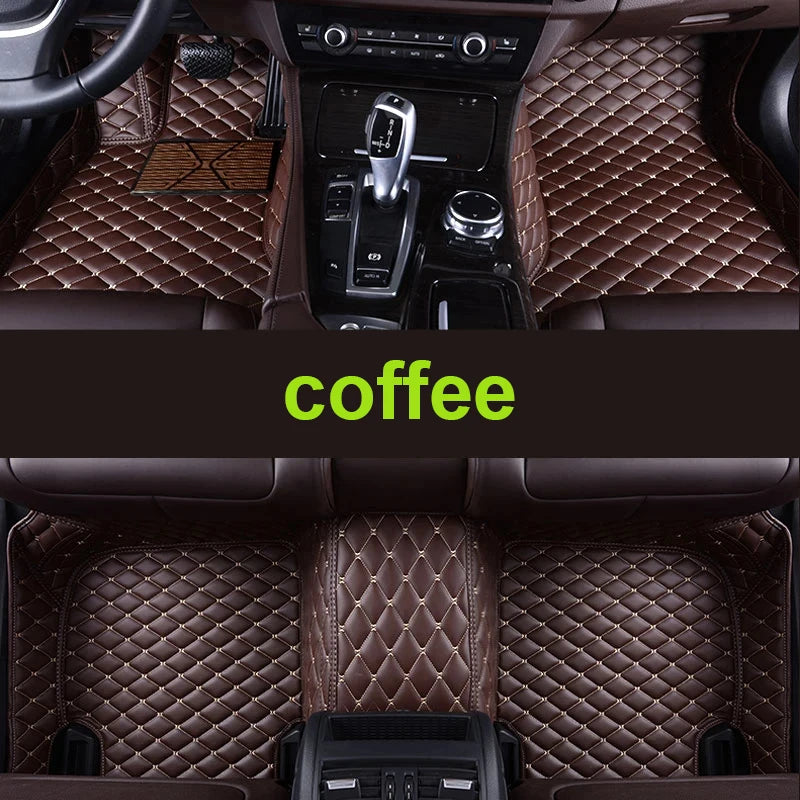 Car Floor Mats For Ford Fiesta Mk6 Mark VI Mk7 WS WT WZ 2009~2016 Anti-dirt Pads Car Carpet Non-slip Auto Rug Car Accessories