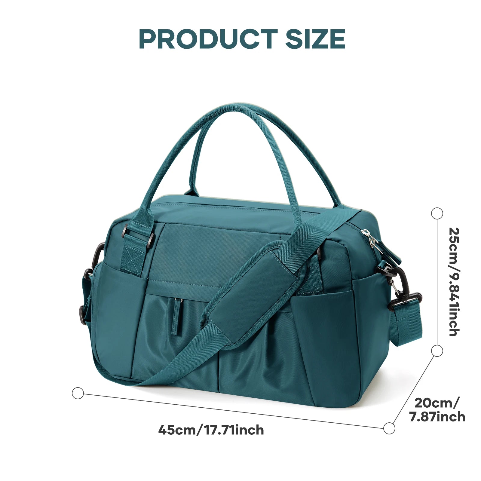 Gym Travel Bags for Women Men, Hand Luggage Travel Handbags 40x20x25 Ryanair Bag, Waterproof Shoulder Bag Exercise Fitness Bag