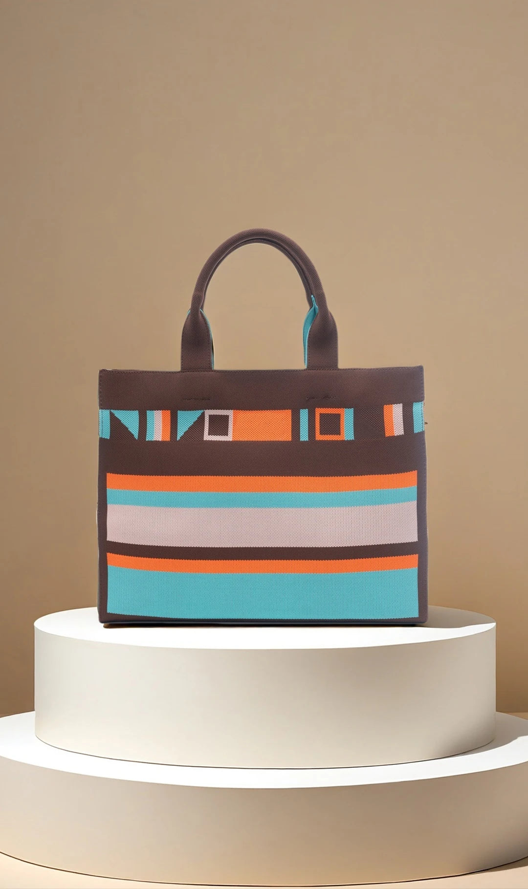 Luxury Brand Designed Women's Bag with Multi-color Splicing High-quality Handbag Exquisite Retro Multifunctional Shoulder Bag