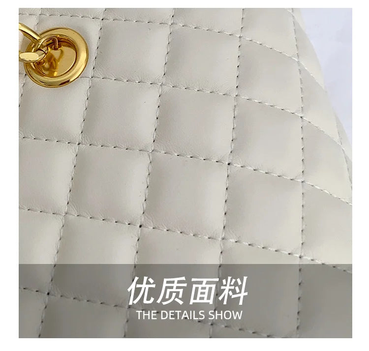 2025 New Designers' Large Capacity Ladies' Bags - Luxurious Retro Diamond Pattern Shoulder Bags with High-Quality Texture Tote B