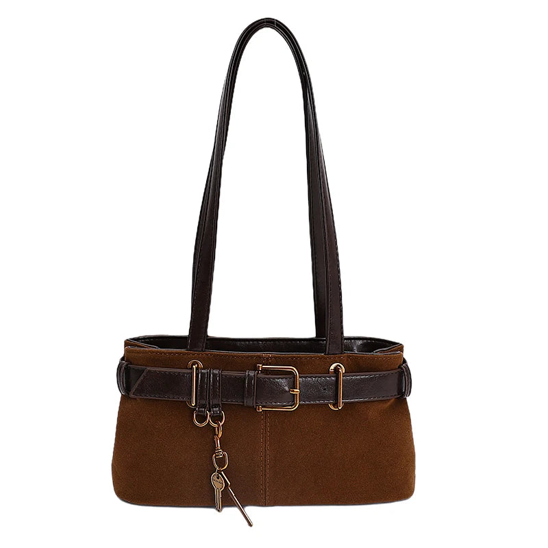 Shoulder Bag for Going Out to Work, Autumn and Winter Retro High-End Bag for Women, 2025 New Shoulder Underarm Bag 1257JC