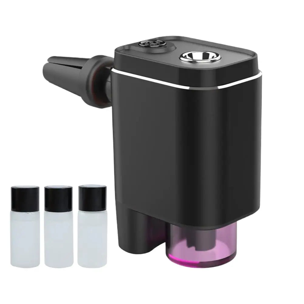Smart Car Aromatherapy Diffuser Essential Oil Mist Humidifier Air Freshener Vent Clip Fragrance Diffuser For Auto Aromatherapy