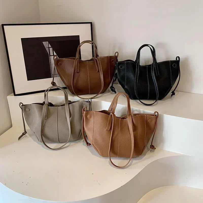 New Handheld Tote Bag Large Capacity Fashionable Women's Bag Premium Single Shoulder Underarm Bag Trousses De L’épaule