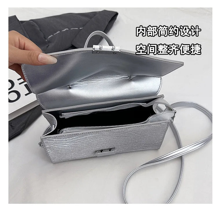 ‌2025 New Luxury Handbag - Crossbody/Shoulder Purse, Premium Leather Square Bag for Women, Stylish & Versatile Daily Accessory