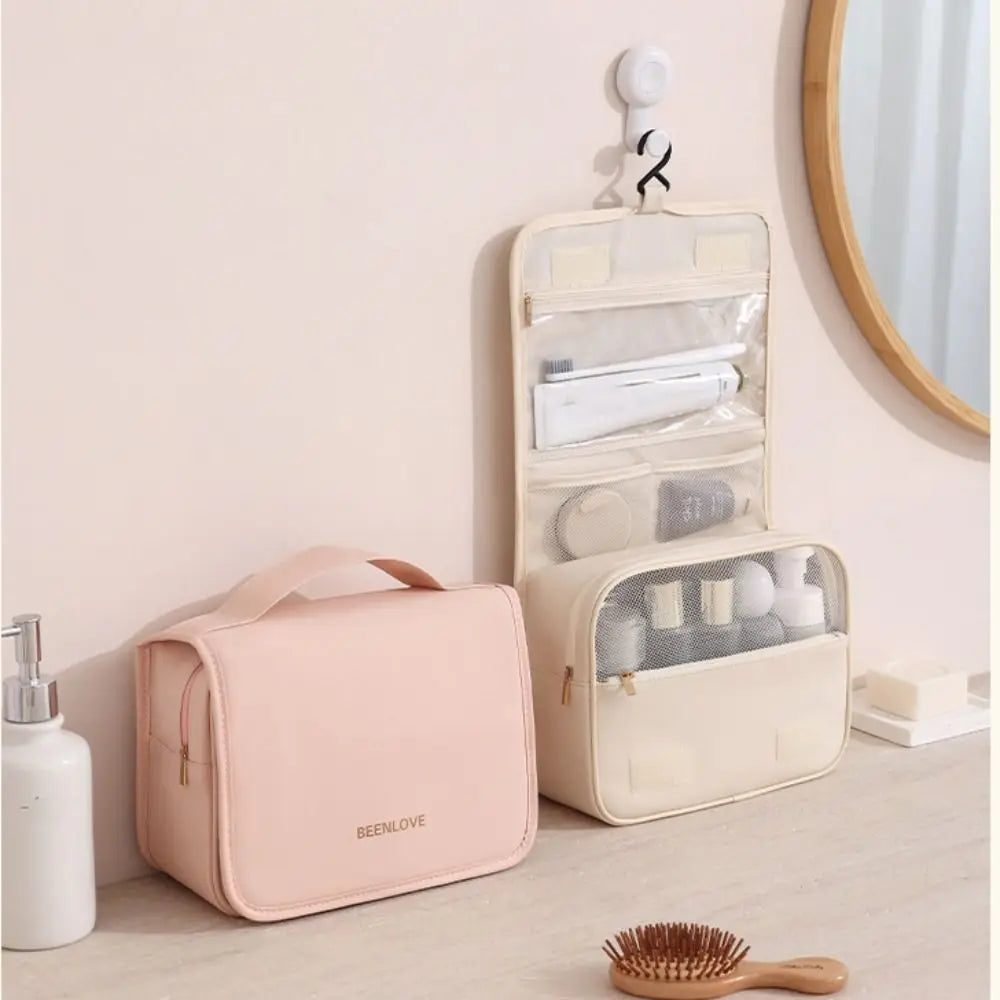 Clutch Bag Nylon Makeup Bag Waterproof Multifunctional Large Cosmetic Bag Large Capacity Skincare Storage Dust-proof Storage Bag