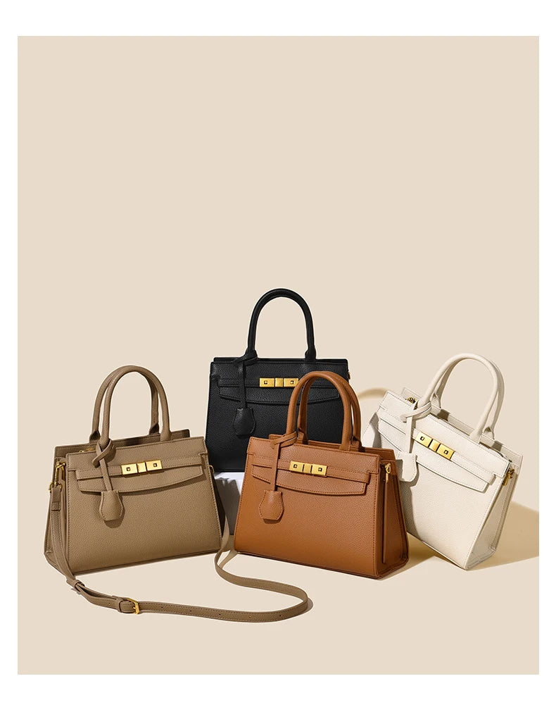 Classic Elegant Ladies Shoulder Bag From Luxury Brand In Premium Leather Famous Designer Popular Messenger