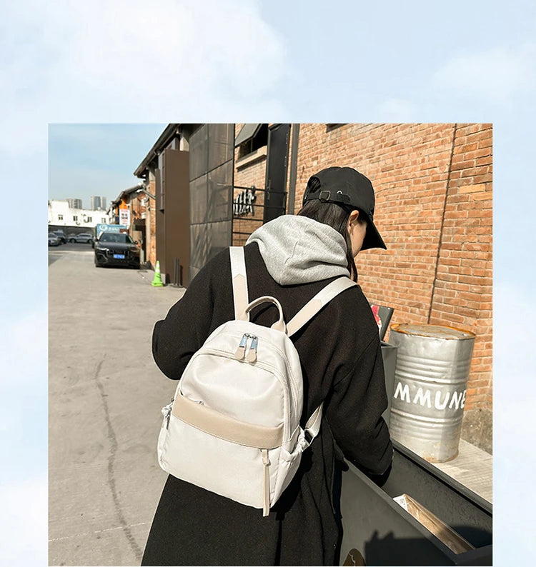 Luxury Brand Lady Fashion Backpacks High Quality Large Capacity Shoulder bags Waterproof Multi Functional Women's Handbags