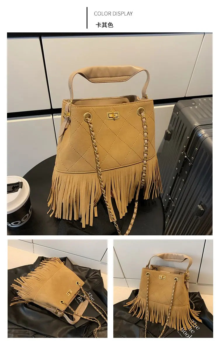 High-End Women's Shoulder Bag Made Of Premium Leather With Trendy Design And Paris Vintage Style