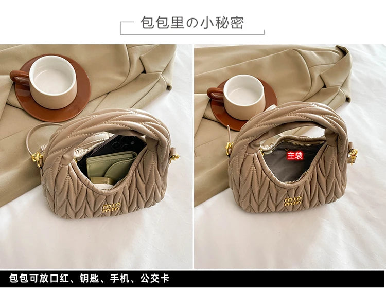 Luxury Brand Elegant Leather Messenger Bag For Ladies, Crossbody Shoulder Function Famous Designer Handbag