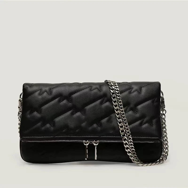 2025 New Fashion Women Wing Bag Classic Black Single-shoulder Envelope Zadigent Bag Luxurious Design Chain Crossbody Ladies Bag
