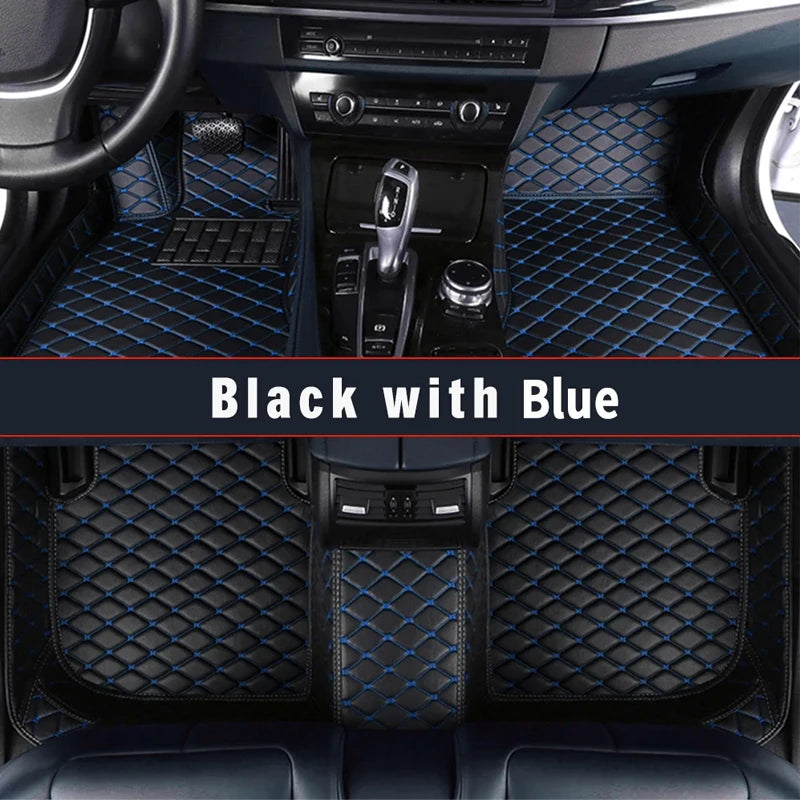 Car Floor Mats For Ford Fiesta Mk6 Mark VI Mk7 WS WT WZ 2009~2016 Anti-dirt Pads Car Carpet Non-slip Auto Rug Car Accessories