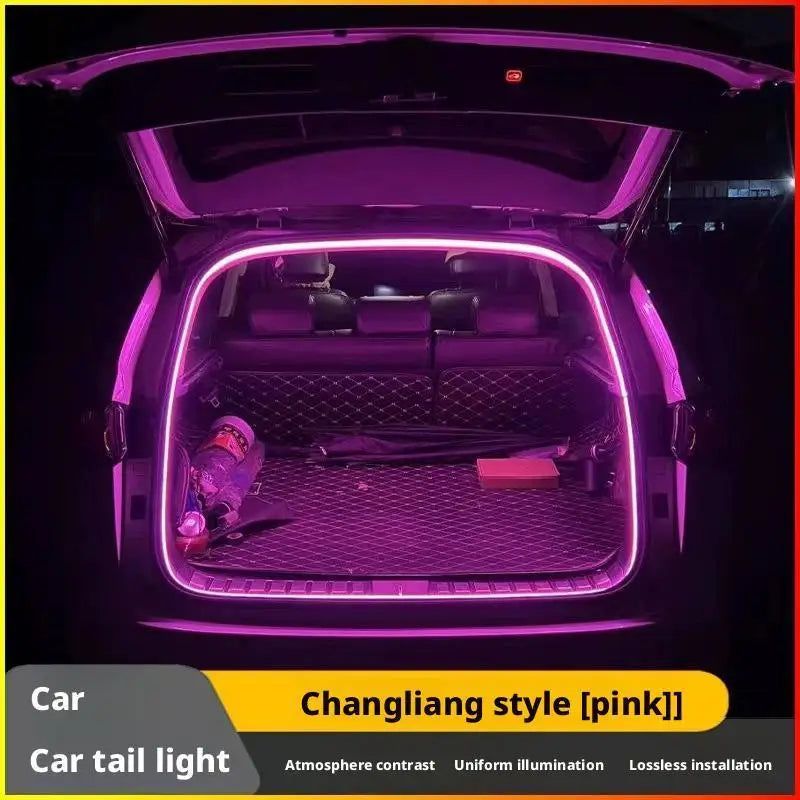 Car Trunk LED Light Strip - High-brightness, Auto-sensor & No Wiring, Ambient Decorative Light for Interior Modification