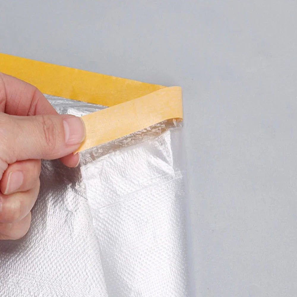 20m Paint Protection Film, Waterproof and Dustproof, Cutting Protection Film for Walls and Furniture, Plastic Seal Tape