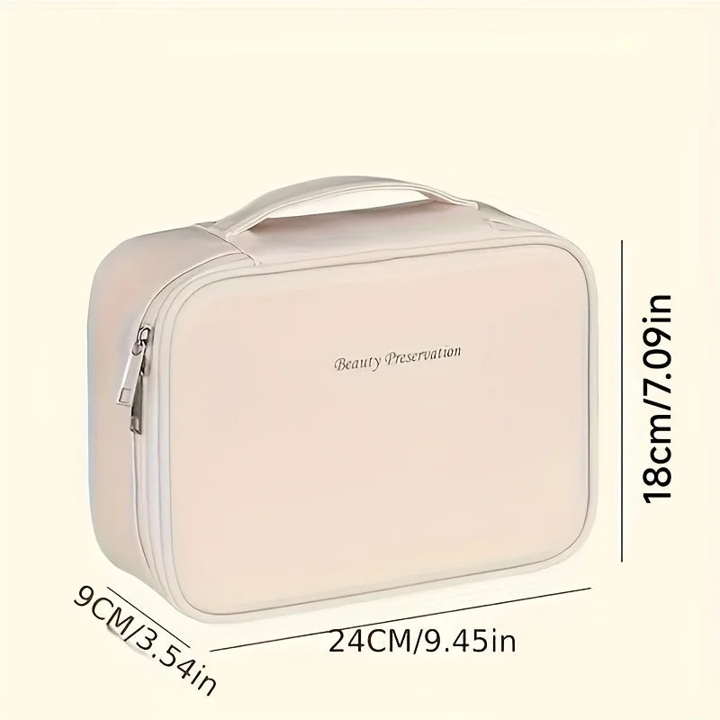 Women's Cosmetic Bag Large Capacity Hand-held Makeup Bag Detachable Travel Organizer Washing and Storage Bags Toiletry Kit Cases