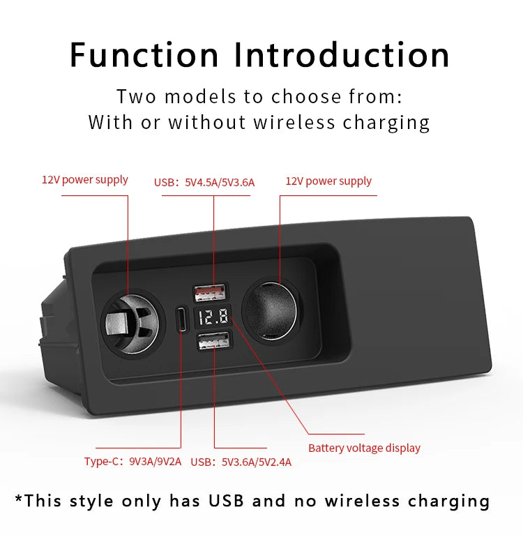 Car wireless charger for Audi A6 C7 A7 S6 RS6 S7 RS7 2011-2018 phone fast charging pad mobile holder charge accessories interior