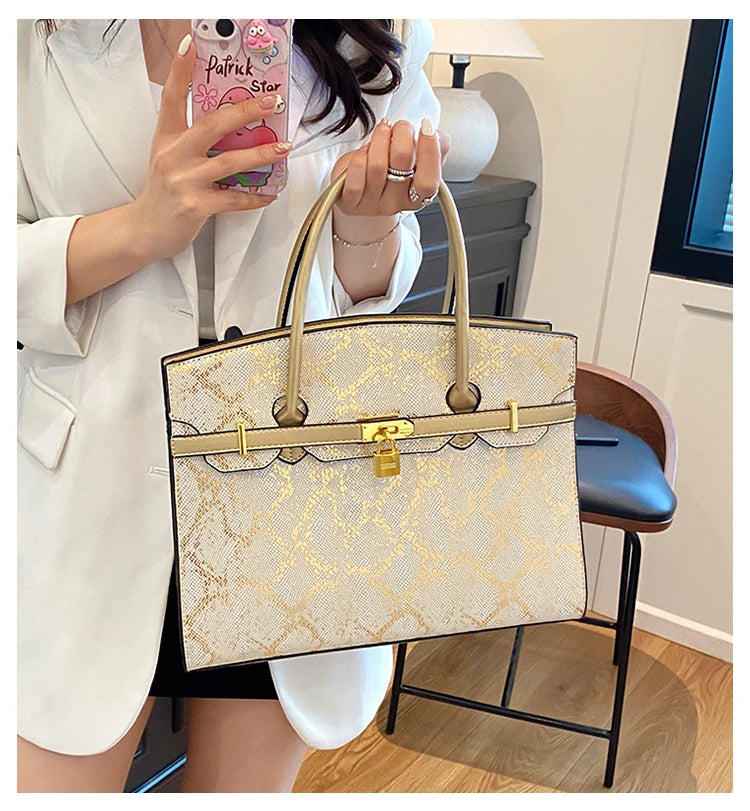 Vintage Opulent Heritage Women Shoulder Bag Luxury Leather Crossbody Bag High End Tote