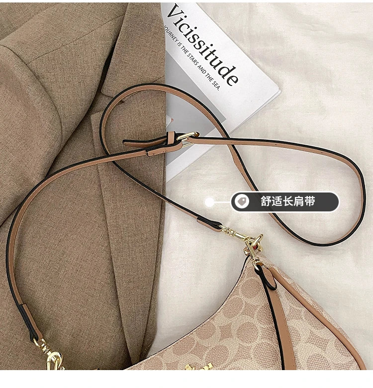 Luxury Statement Piece Women Handbag Elegant Leather Tote High End Crossbody Bag Vintage Shoulder Designer