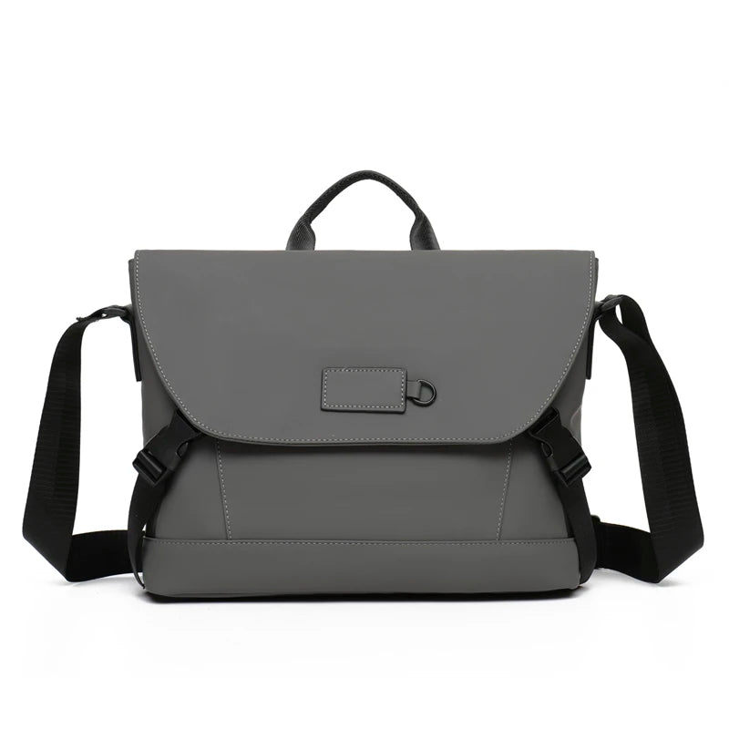 Fashion trend simple atmosphere high-density waterproof fabric casual business men's shoulder handbag crossbody bag masculinity