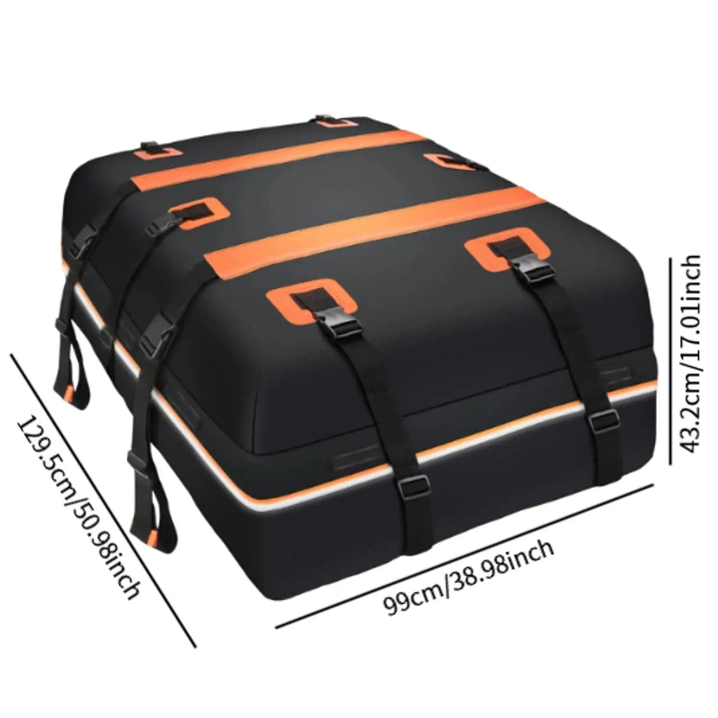Rooftop Cargo Carrier Vehicle Luggage Bag Waterproof Travel Accessories Car Roof Bag L capacity for All Cars with/without Rack