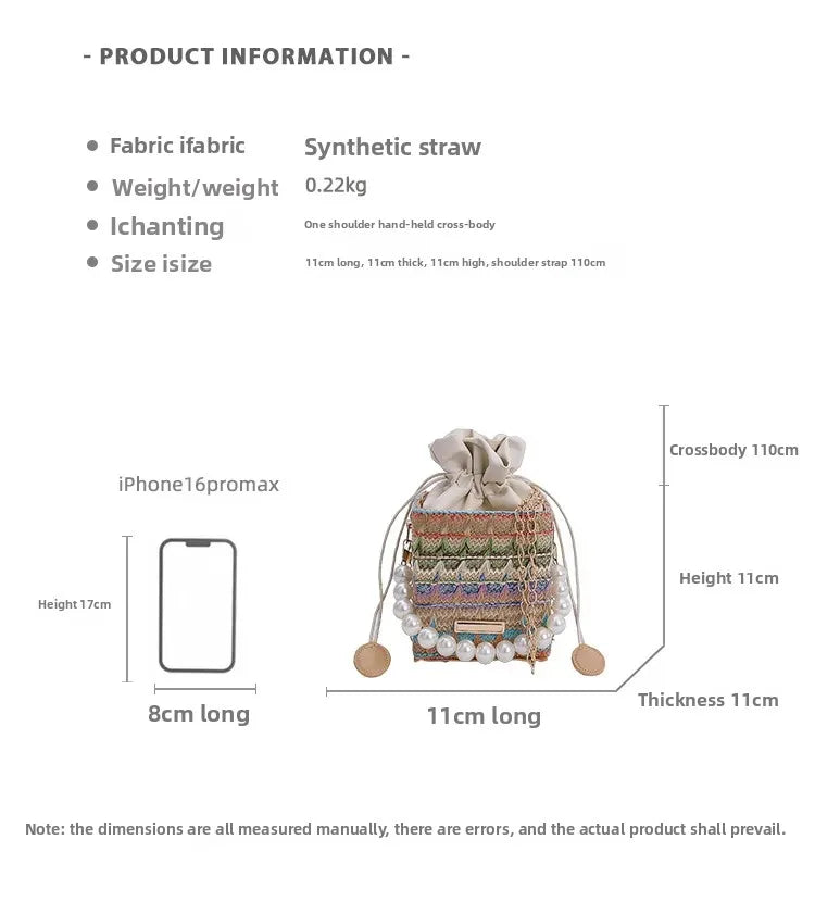 Trendy Chain Strap Women's Crossbody Bag Fashionable Drawstring Shoulder Bag Stylish Small Square Handbag Casual New Model