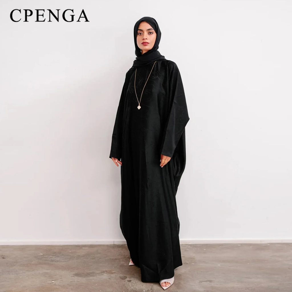 Luxury 2 Piece Muslim Outift Sets for Women Ramadan Dubai Hijab Abaya Dress Islamic Party Kaftan Robe Elegant Turkey Gown 2025