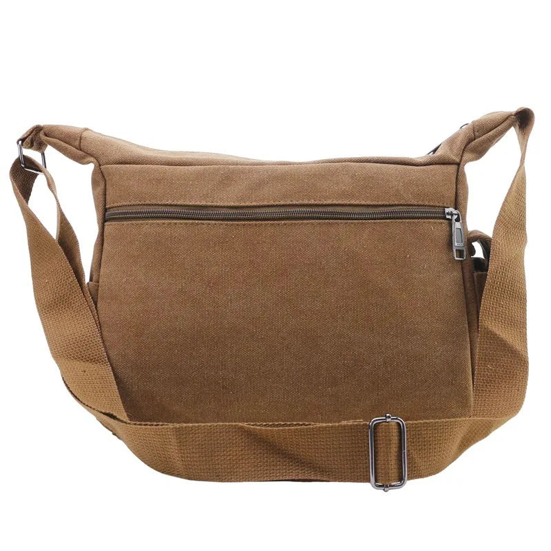 Men Canvas Shoulder Bags Casual Tote Travel Men's Crossbody Bag Luxury Messenger Bags Fashion High Quality Handbag