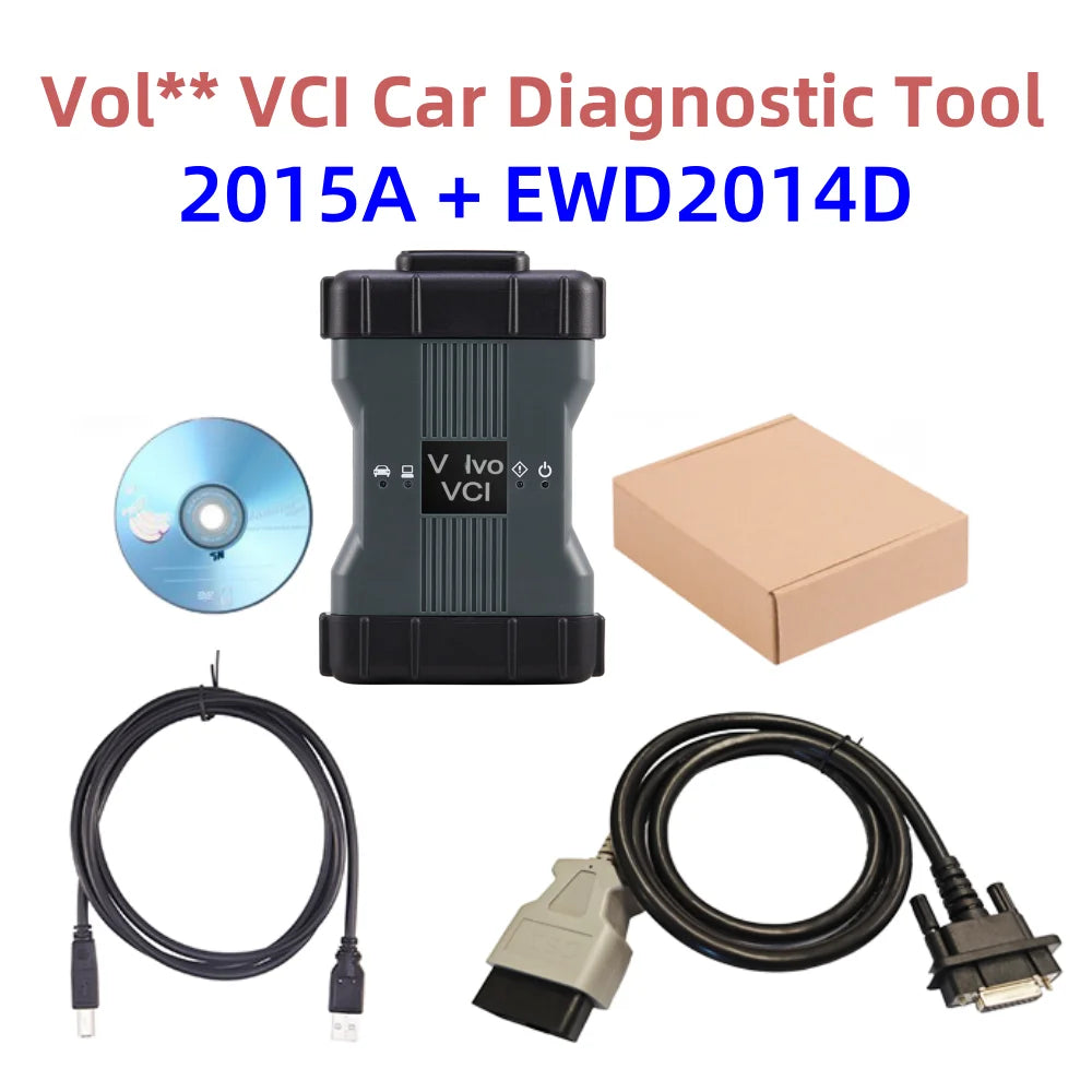 2025 best Vol VCI Car Diagnostic Tool With Latest Version 2015A Dice software EWD2014D Alicar Car Diagnostic Tool