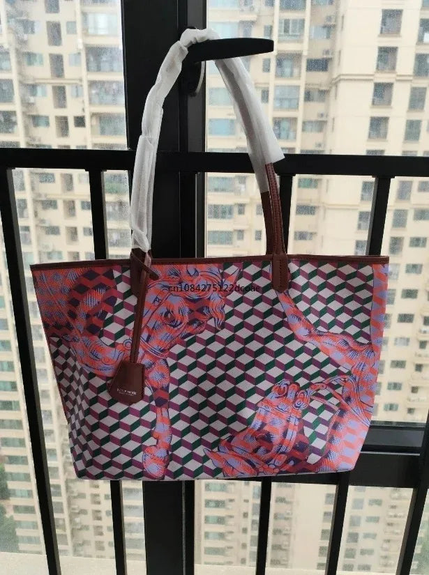 NEW LOUP NOIR Tote Bag for Women Shoulder Women Bags High Quality Famous Brands Bag Casual Totes Large Capacity Horse Noir Bag