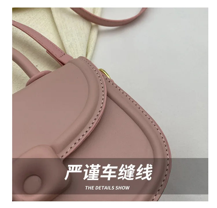 Luxury Women's Multi-functional Small Messenger Bag,high-end Texture Fashionable Square Handbag Trendy Handheld and One Shoulder