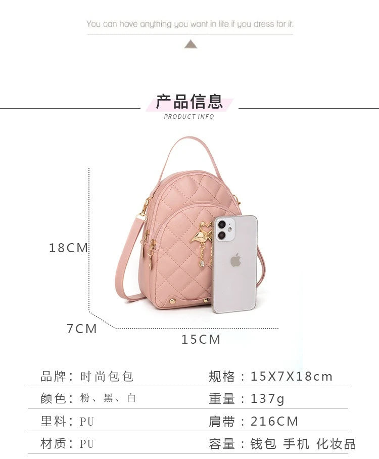 Women's Bags 2021 Fashion Backpack for Students Embroidered Small Backpack New Style
