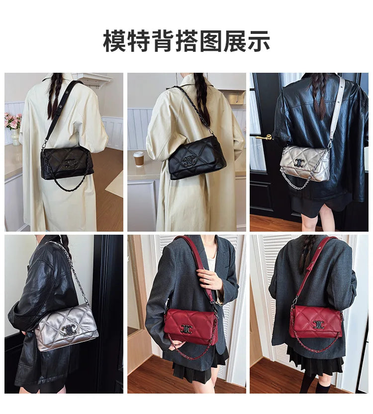 2025 Women’s Premium Light Luxury Shoulder Bag — New Foreign-Style Exquisite Design, Lightweight Large-Capacity & Versatile