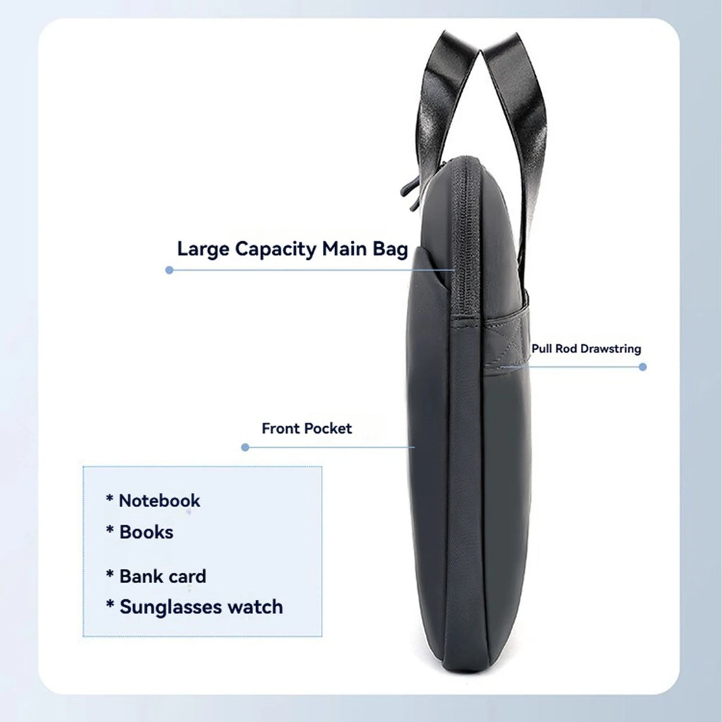Laptop Bag 15.6 Inch Notebook Sleeve Bags For Macbook Air Pro 15 16 Portable Case Computer Shoulder Handbag Waterproof Briefcase