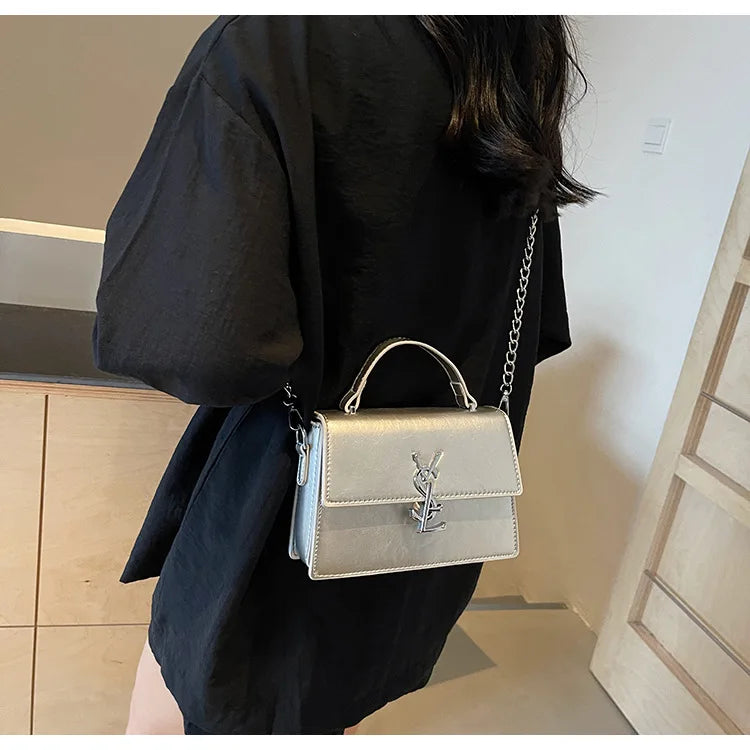 Designer style bag - 2025 hit product - Retro high-end evening bag Classic and versatile chain strap crossbody small square bag