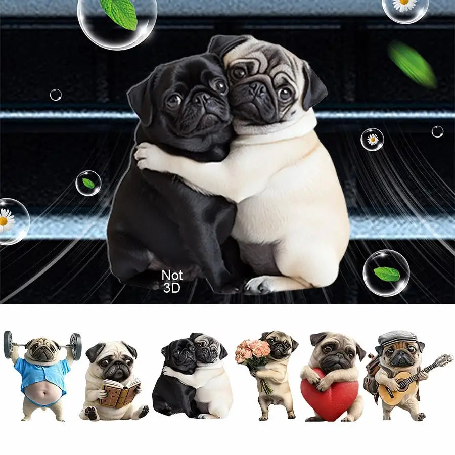 Cute Dog Air Freshener Diffuser Outlet Vent Perfume Outlet Ventilation Clips Car Air Decoration Clip Diffuser Interior Arom I2N2