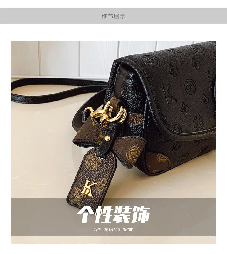 New Mailman Baguette Bag for Women, High-end Portable Shoulder Bag, Temperament Messenger Style, Fashionable and Versatile Style