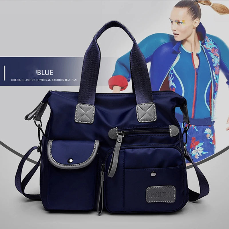 New Ladies Tote Bag Fashion Nylon Waterproof Casual Shoulder Bag Mummy Bag Large Capacity Messenger Bags