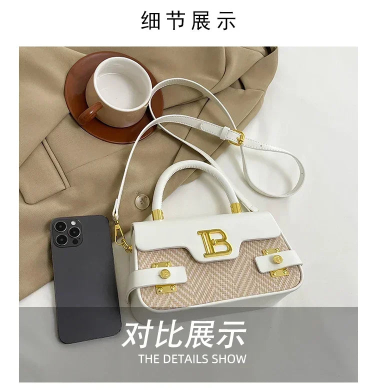 Luxury Macaron Crossbody Bag - 2025 New Small Square Purse, Lightweight Designer Handbag, Fashionable for Women