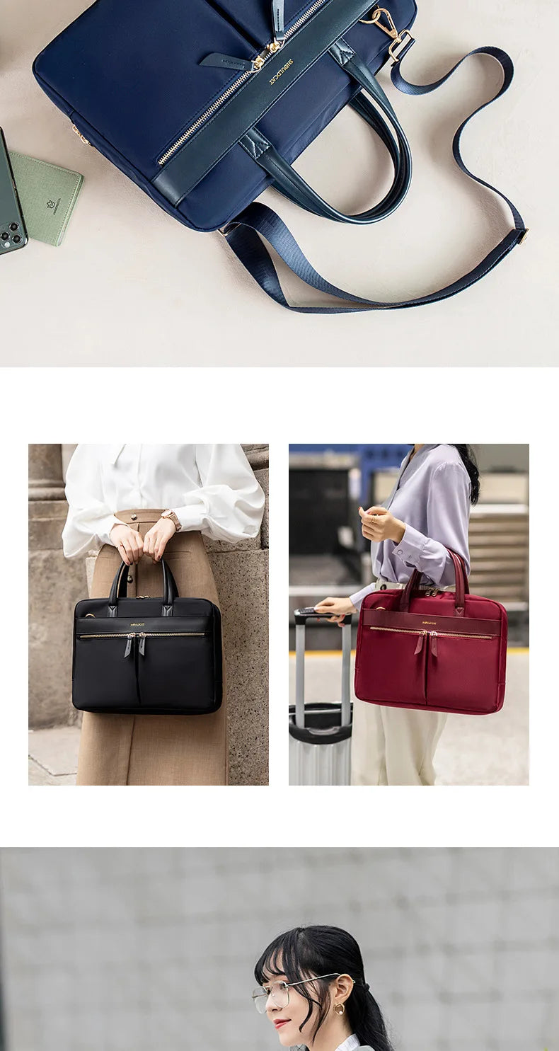 Laptop Bag 13.3,14,15.4,15.6,16 Inch,Briefcase Man Lady Women Shoulder Messenger Case For Macbook Air Pro Notebook Computer PC