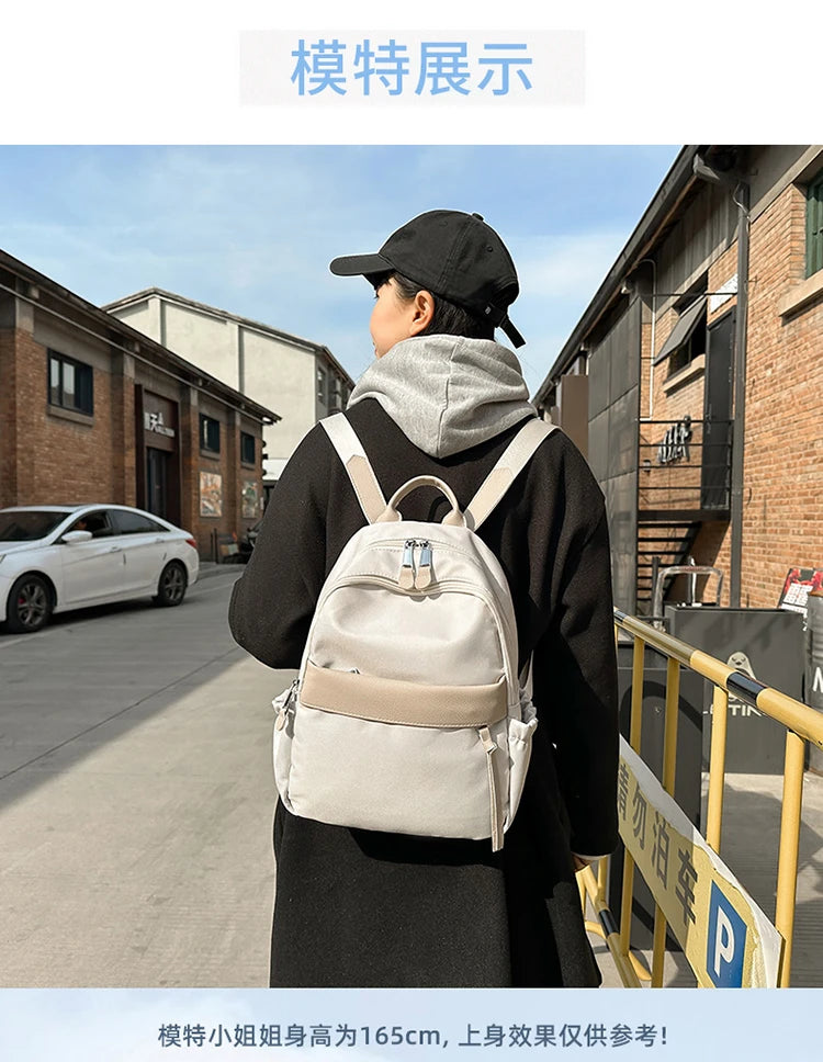 Luxury Brand Lady Fashion Backpacks High Quality Large Capacity Shoulder bags Waterproof Multi Functional Women's Handbags