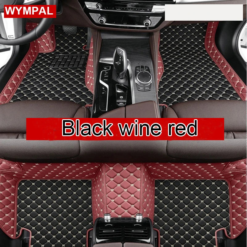 Custom Car Floor Mat for Audi A6 C7 Sedan sportback Allroad Avant 2007 2008 2009 2010 2012 2013 2014 2015 2016 2017 2018 styling
